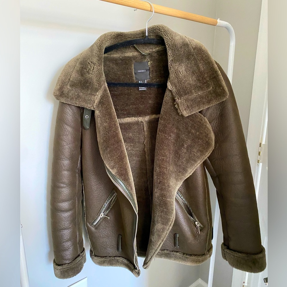 Forever 21 pleather jacket